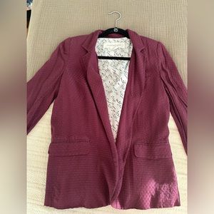 Plum blazer